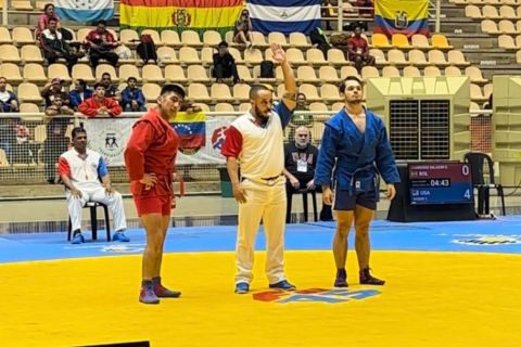 Caio Cordeiro, árbitro brasileiro de Sambo